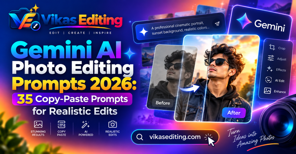 Gemini AI Photo Editing Prompts 2026