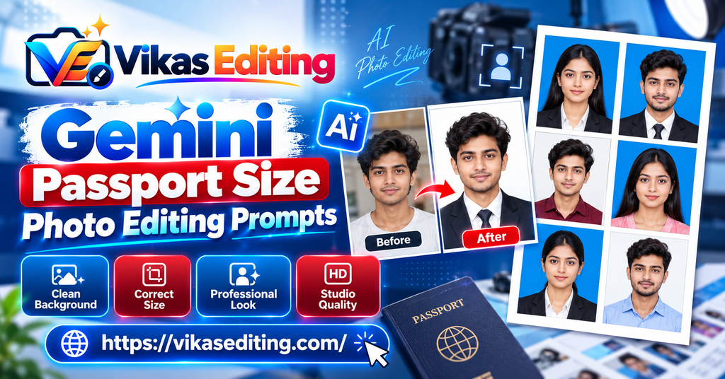 Gemini Passport Size Photo Editing Prompts 2026 35 Clean ID Photo Prompts